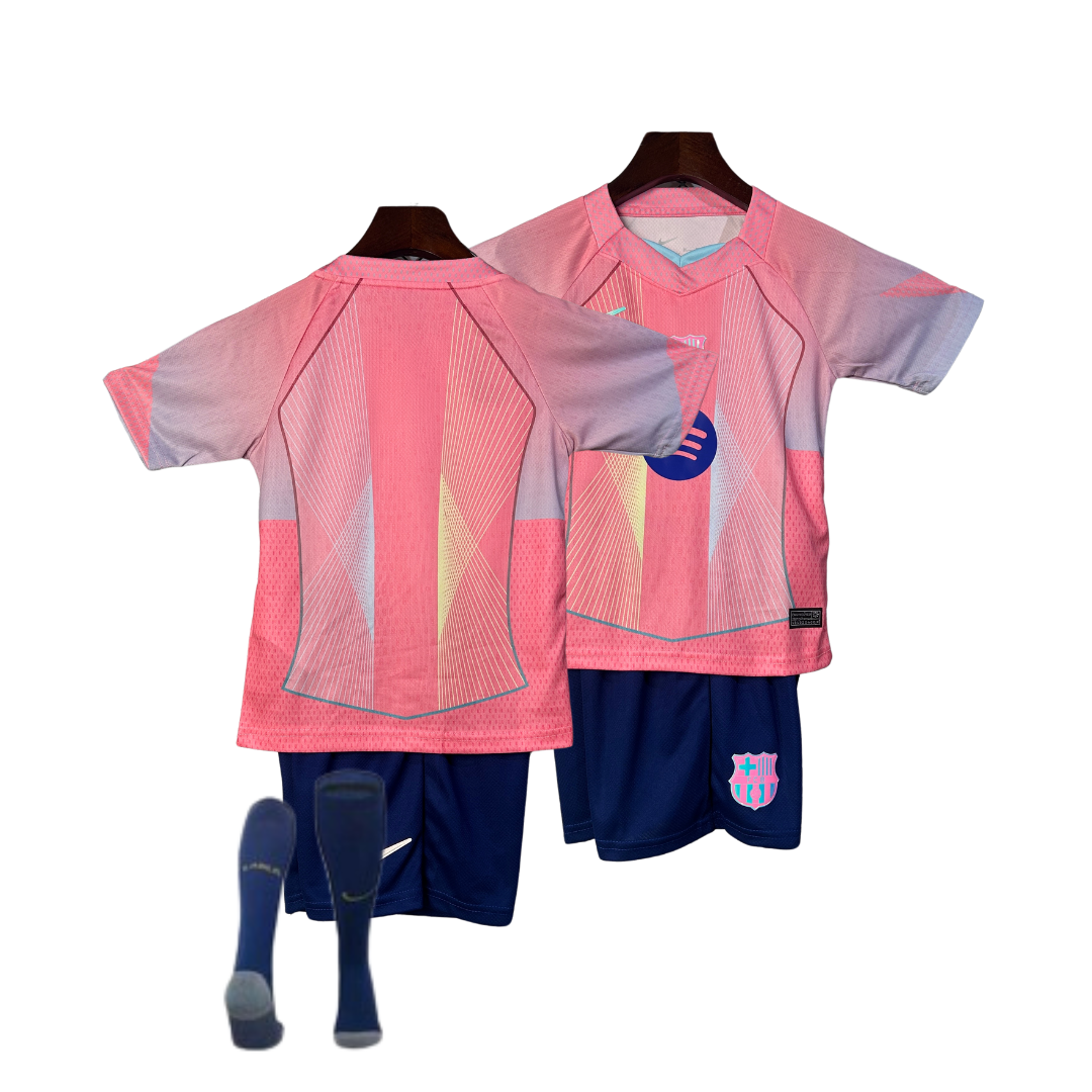 Barcelona Pink Kids Set 25 26 Special Edition New Soccer Palace Au barcelona-pink-kids-set-25-26-special-edition-new-soccer-palace-au